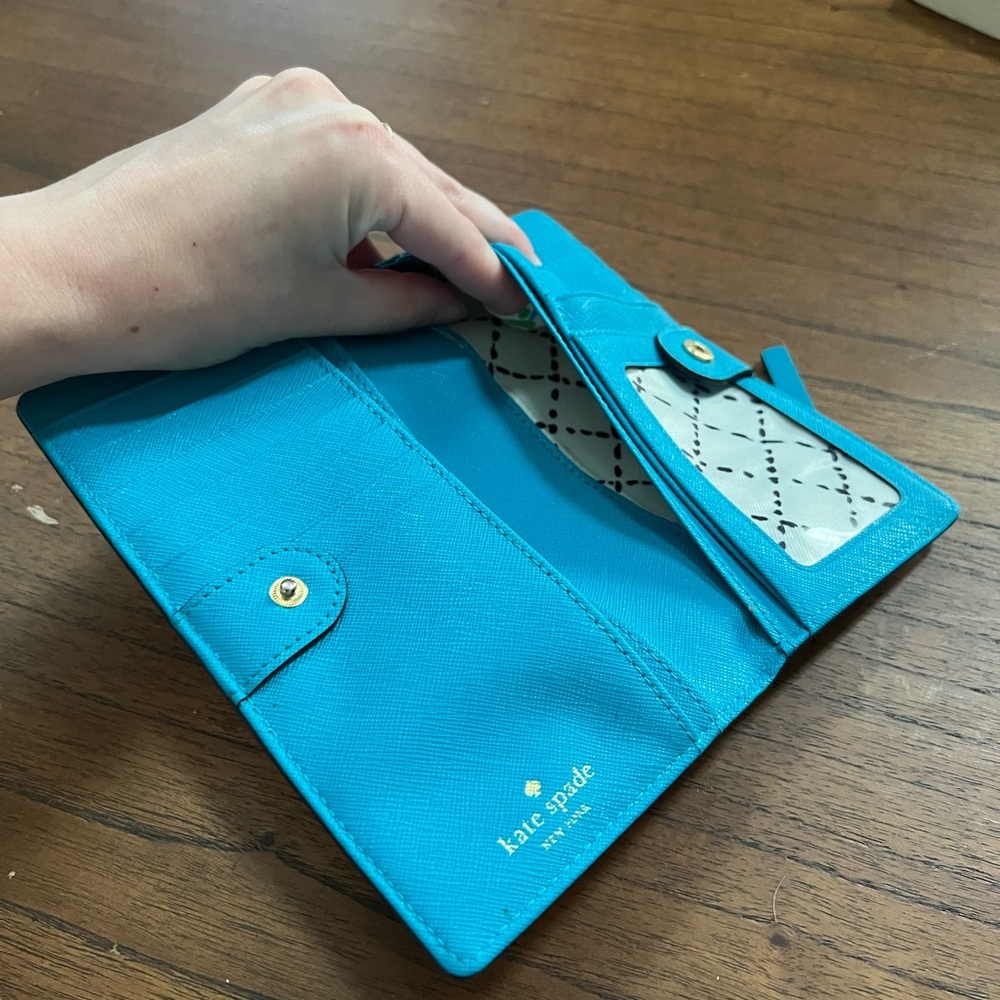 Kate Spade Turquoise Wallet - Picture 6 of 6